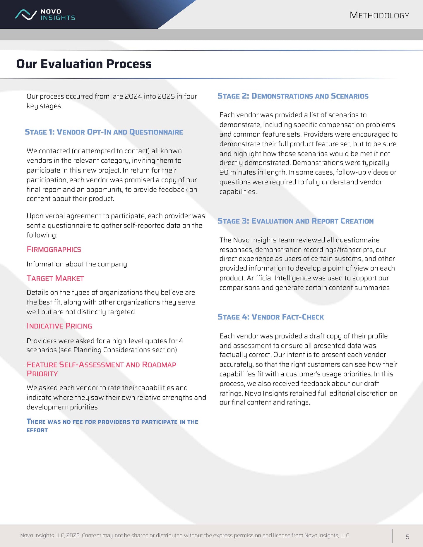 Category Assessment: Market Management
